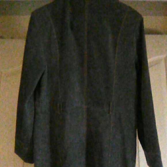 Swuede jean trench,ub leather collection - Picture 4 of 4